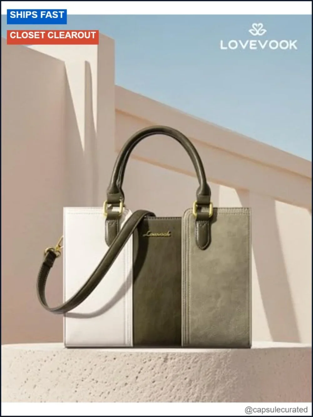 Vegan Leather Satchel Handbag Shoulder Crossbody Purse Top Handle